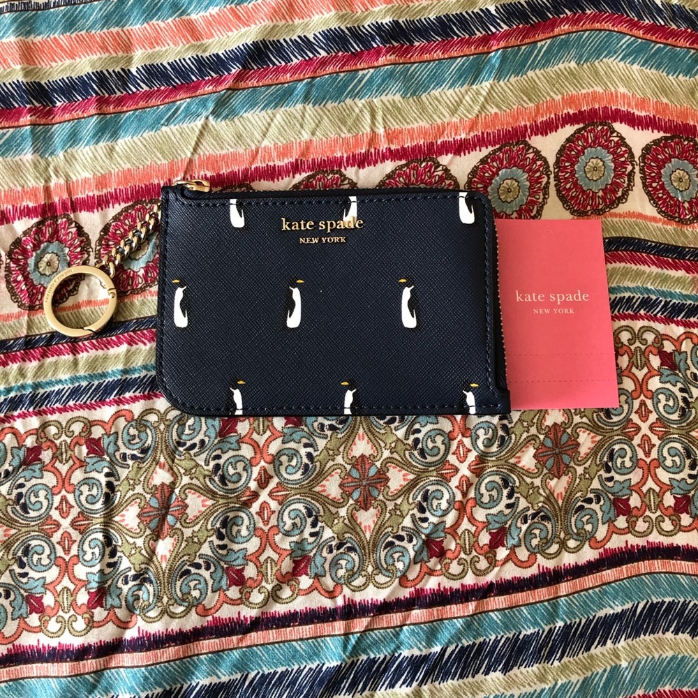 Kate Spade Penguin Key Chain Wallet